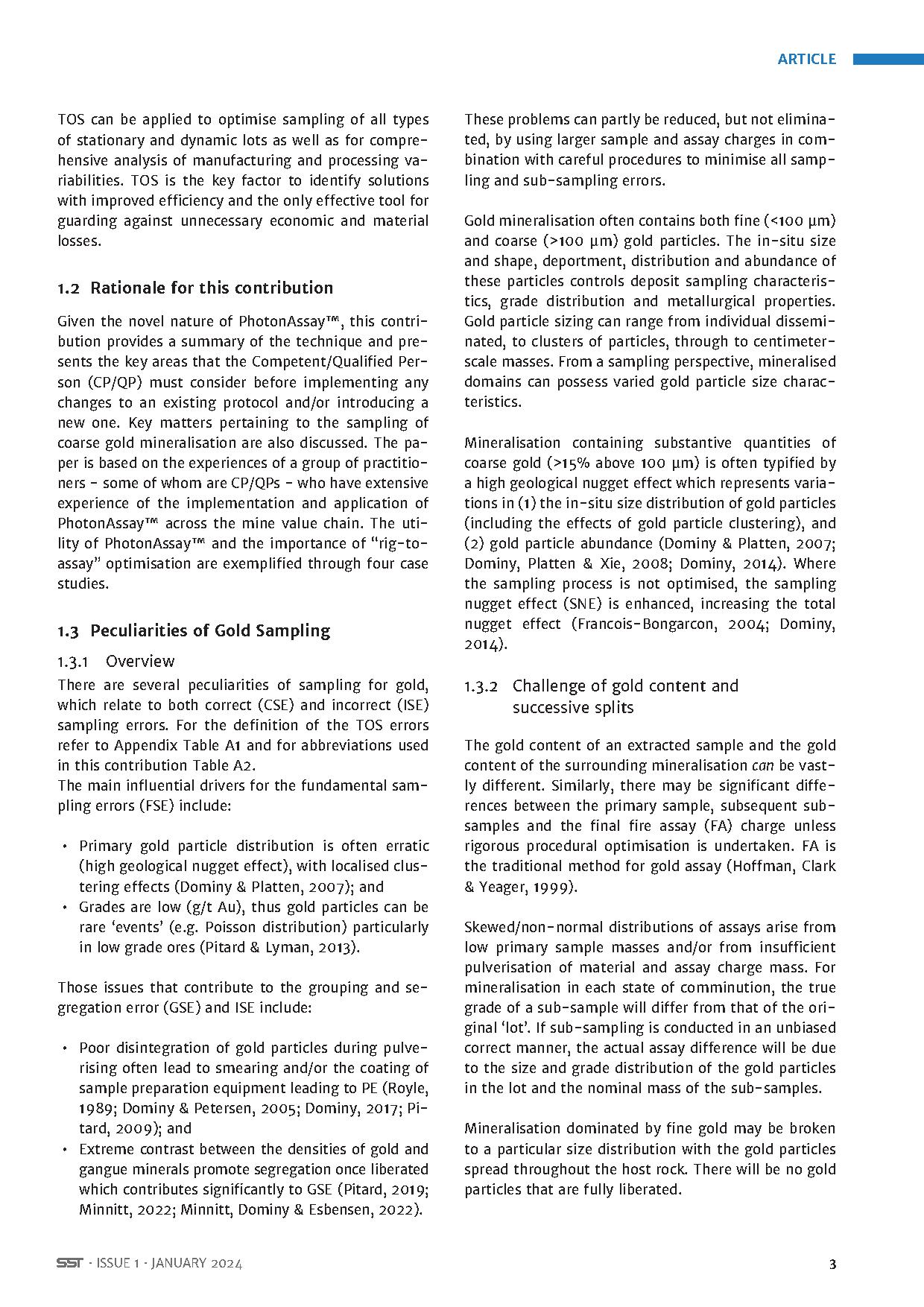 Application of PhotonAssay™ to Coarse-Gold Mineralisation – The Importance of Rig to Assay Optimisation — page 2