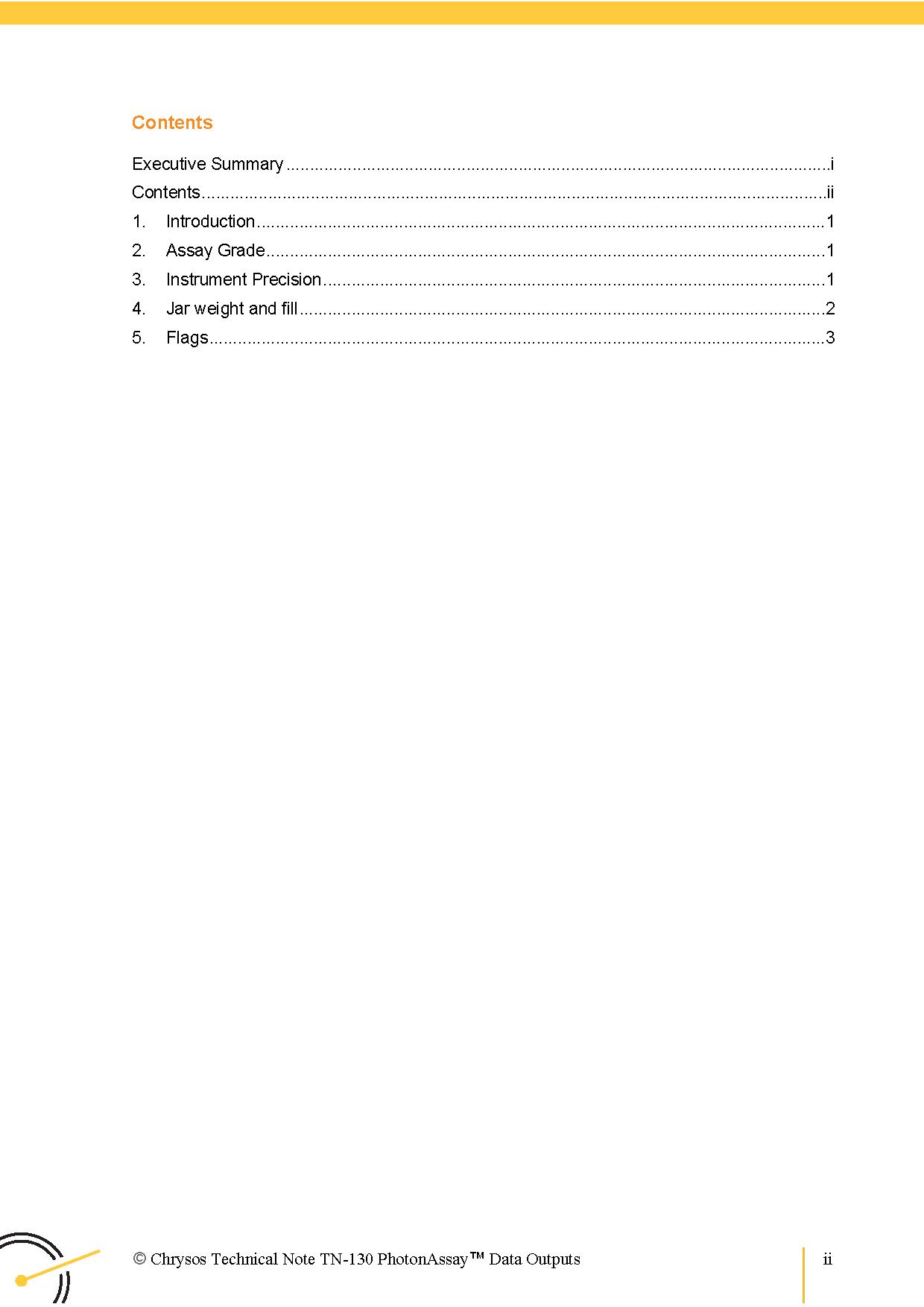 TN-130 PhotonAssay™ Data Outputs — page 3