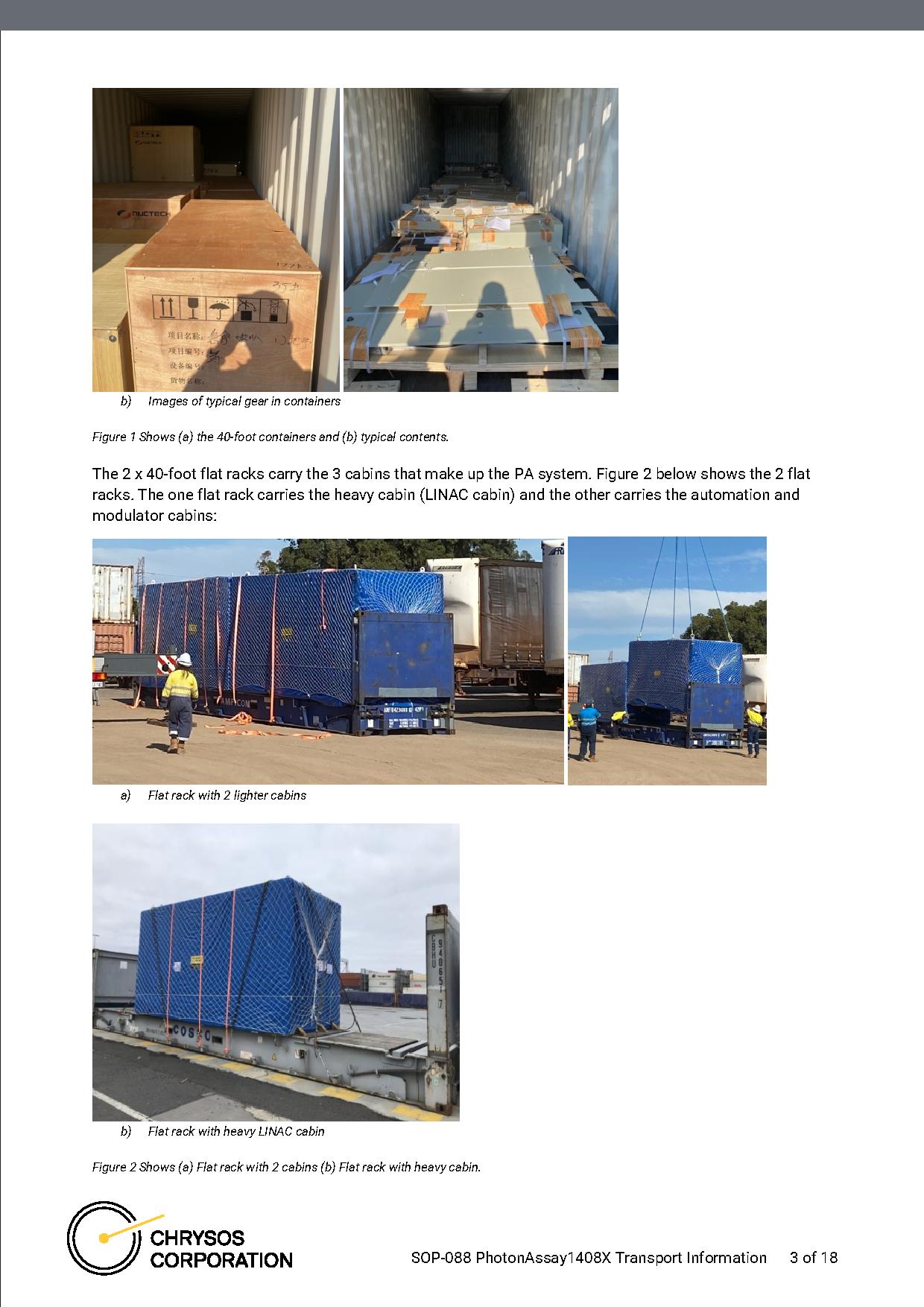 PhotonAssay1408X Transport Information — page 3