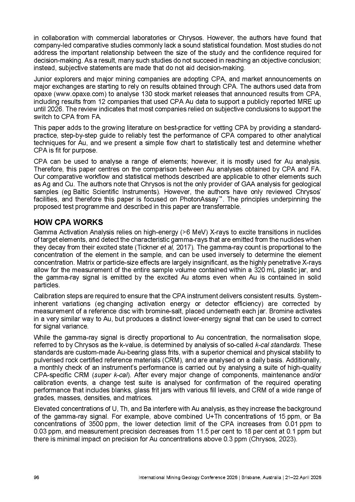 PhotonAssay™ — Techniques and Workflows to Establish Fitness For Purpose — page 2